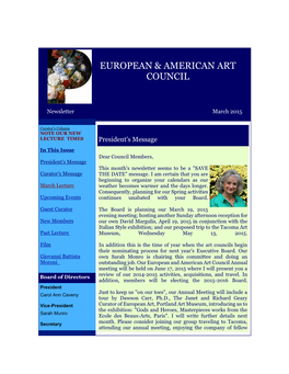 European & American Art Council