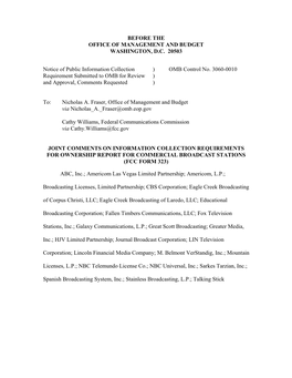 OMB Joint Comments on FCC Form 323.Pdf