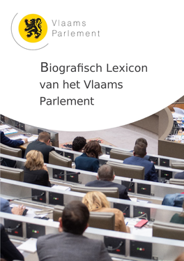 Biografisch Lexicon Van Het Vlaams Parlement 10-09-2021