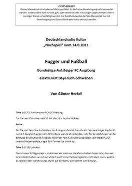 FC Augsburg Elektrisiert Bayerisch-Schwaben