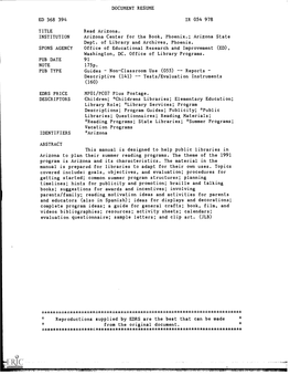 DOCUMENT RESUME ED 368 394 IR 054 978 TITLE Read