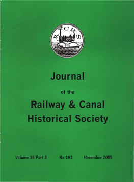 Journal Railway & Canal Historical Society