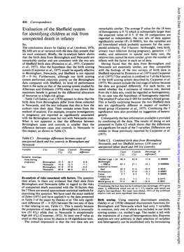 Evaluation of the Sheffield System For