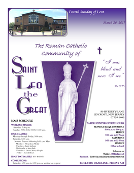 The Roman Catholic Community Of