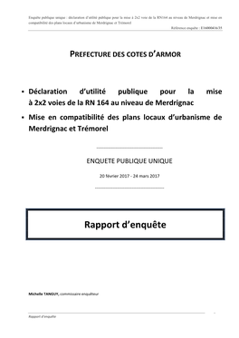 Rapport Enquete