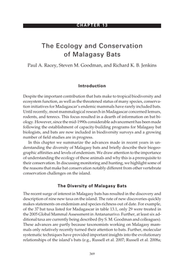 Island Bats: Evolution, Ecology, and Conservation