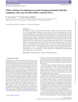 Tidal Evolution of Exoplanetary Systems Hosting Potentially Habitable Exoplanets