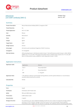 Anti-CDK7 Antibody [MO-1] (ARG23143)