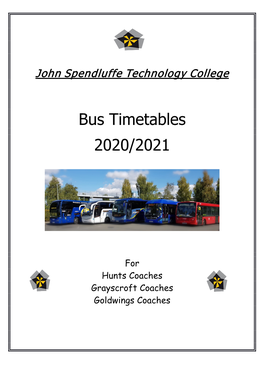 Bus Timetables 2020/2021
