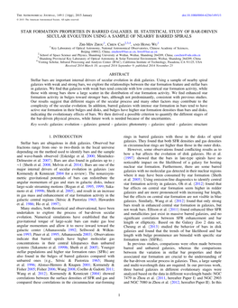 Star Formation Properties in Barred Galaxies. Iii. Statistical Study of Bar-Driven Secular Evolution Using a Sample of Nearby Ba