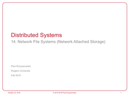 Distributed Systems 14