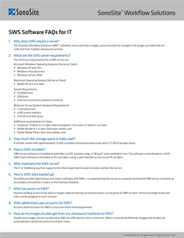 Sonosite® Workflow Solutions