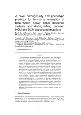 A Novel Pathogenicity and Phenotype Predictor for Functional Evaluation Of