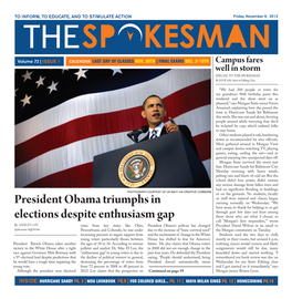President Obama Triumphs in Elections Despite Enthusiasm
