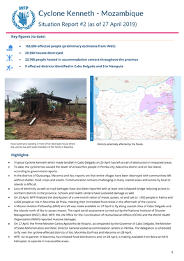 Cyclone Kenneth - Mozambique Situation Report #2 (As of 27 April 2019)