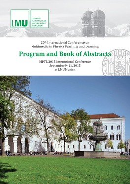 Program and Book of Abstracts