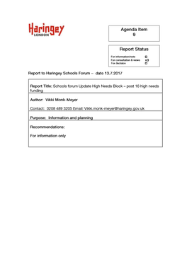 Post 16 High Needs Funding Pdf 738 Kb