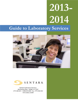 Guide to Laboratory Services