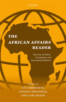 The African Affairs Reader