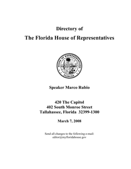 The Florida House of Representatives