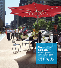 World Class Streets: Remaking New York City’S Public Realm CONTENTS