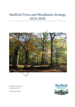 Sheffield Trees and Woodlands Strategy 2016-2030