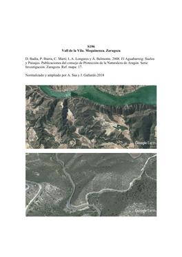 S196 Vall De La Vila. Mequinenza. Zaragoza D. Badía, P. Ibarra, C. Martí