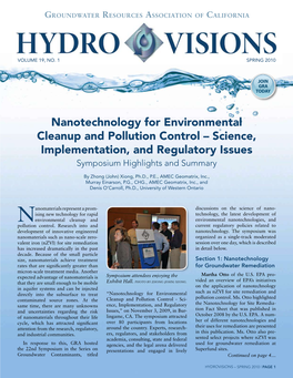 Nanotechnology for Environmental Cleanup and Pollution Control – Science, Implementation, and Regulatory Issues Symposium Highlights and Summary