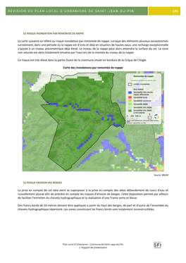 La Carte Suivante Se Réfère Au Risque Inondation Par Remontée De Nappe