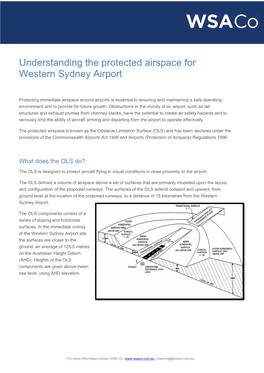 Understanding the Protected Airspace for Western Sydney Airport