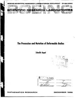 The Precession and Nutation of Deformable Bodies