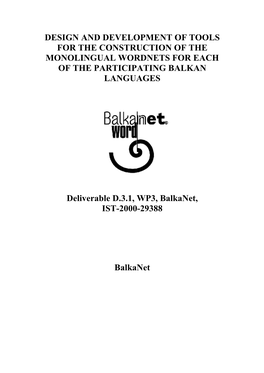 D.3.1, WP3, Balkanet, IST-2000-29388