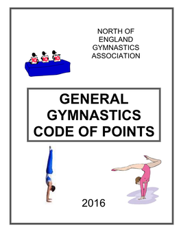 General Gymnastics Code of Points