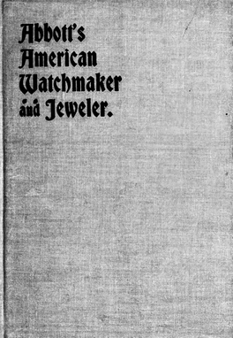 Abbott's American Watchmaker and Jeweler