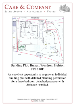 Building Plot, Burras, Wendron, Helston TR13 0JD