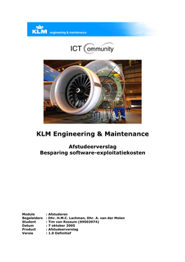 KLM Engineering & Maintenance