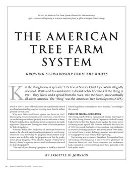 The American Tree Farm System Celebrated Its 70Th Anniversary