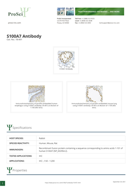 S100A7 Antibody Cat