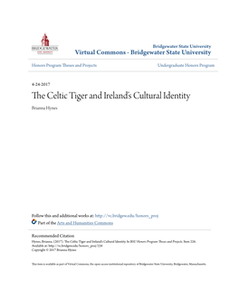 The Celtic Tiger and Ireland's Cultural Identity