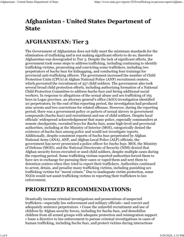 Afghanistan - United States Department of State