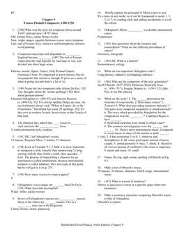 Chapter 9 5, Or 7, by Reading Clefs and Adding Accidentals to Avoid Franco-Flemish Composers, 1450-1520 the Tritone