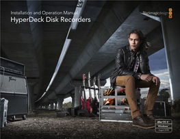 Hyperdeck Disk Recorders