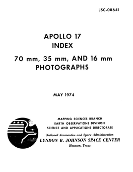 Apollo 17 Index