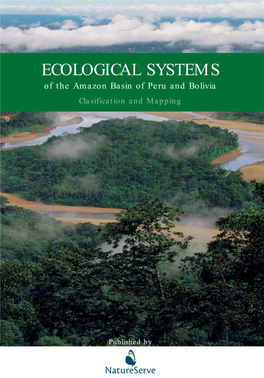 Ecological Systems of the Amazon Basin of Peru and Bolivia Clasification and Mapping