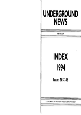 Underground News Index 1994