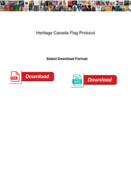 Heritage Canada Flag Protocol Lariat