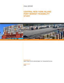Central New York Inland Port Market Feasibility Study