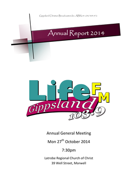 Annual Report 2014