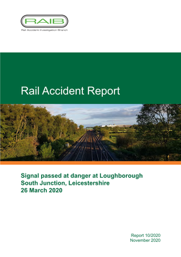 Loughborough South Junction, Leicestershire 26 March 2020