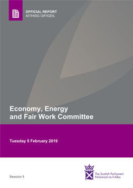 Economy, Energy and Fair Work Committee